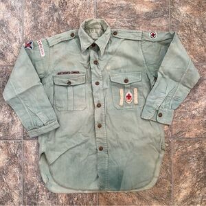Vintage Boy Scouts Canada Button-Up Shirt